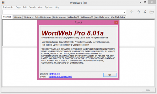 WordWeb Pro 10.34 for mac download